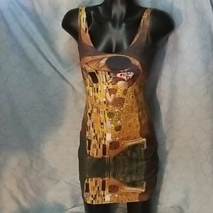 Blackmilk der kuss bodycon dress the kiss mini
